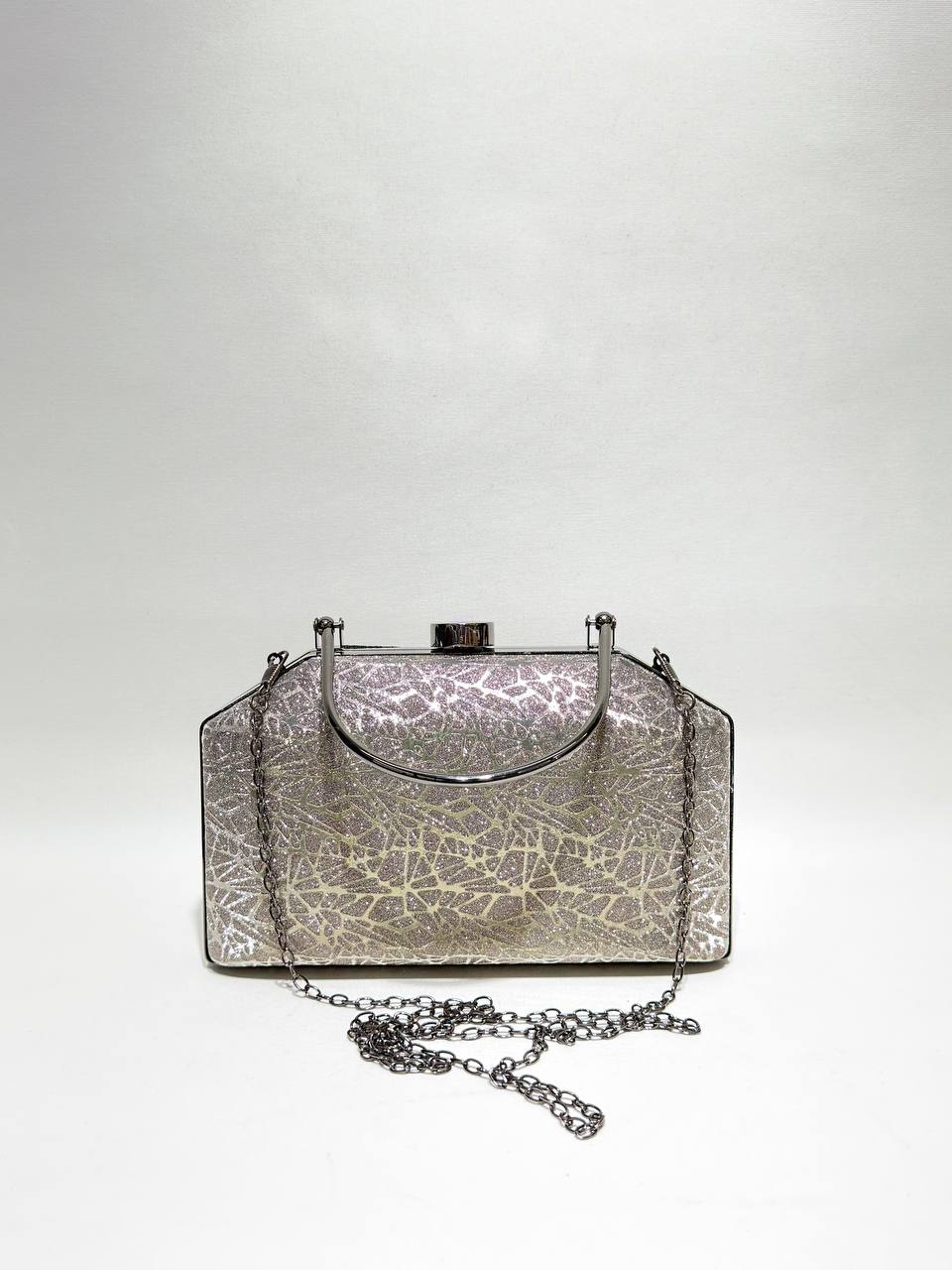 Işıltılı Portföy El Çantası - Abiye Clutch