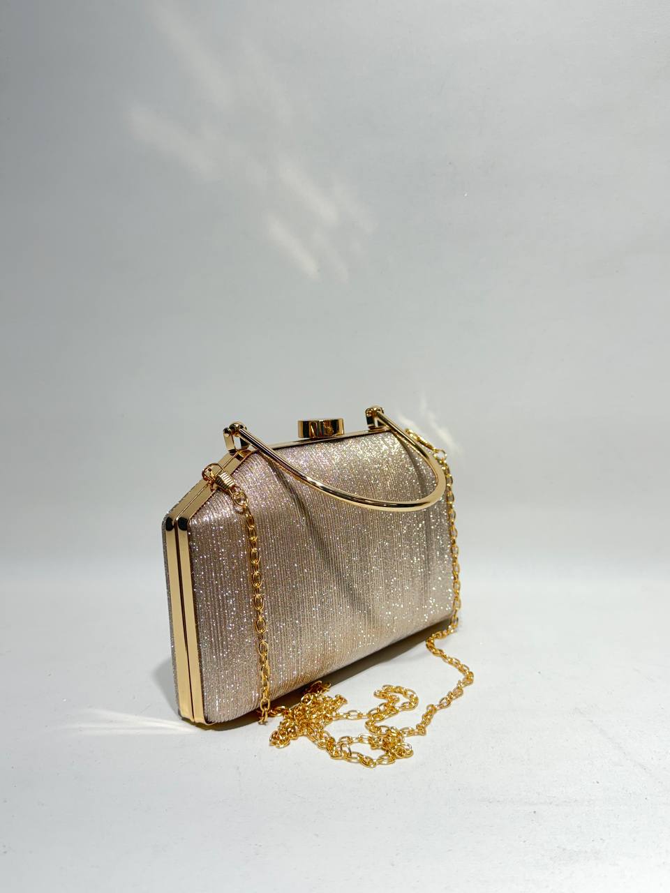 Işıltılı Portföy El Çantası - Abiye Clutch