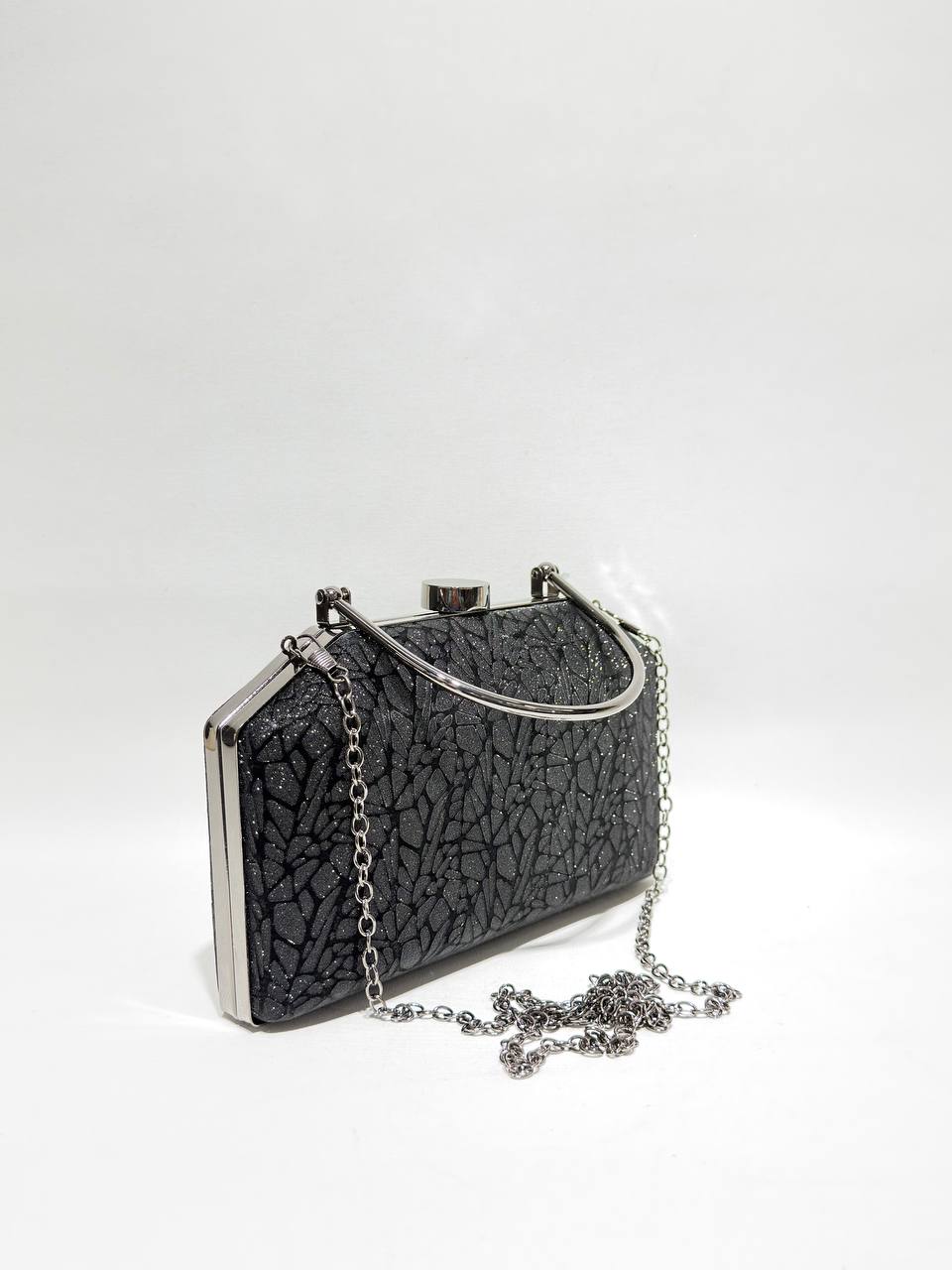 Işıltılı Portföy El Çantası - Abiye Clutch