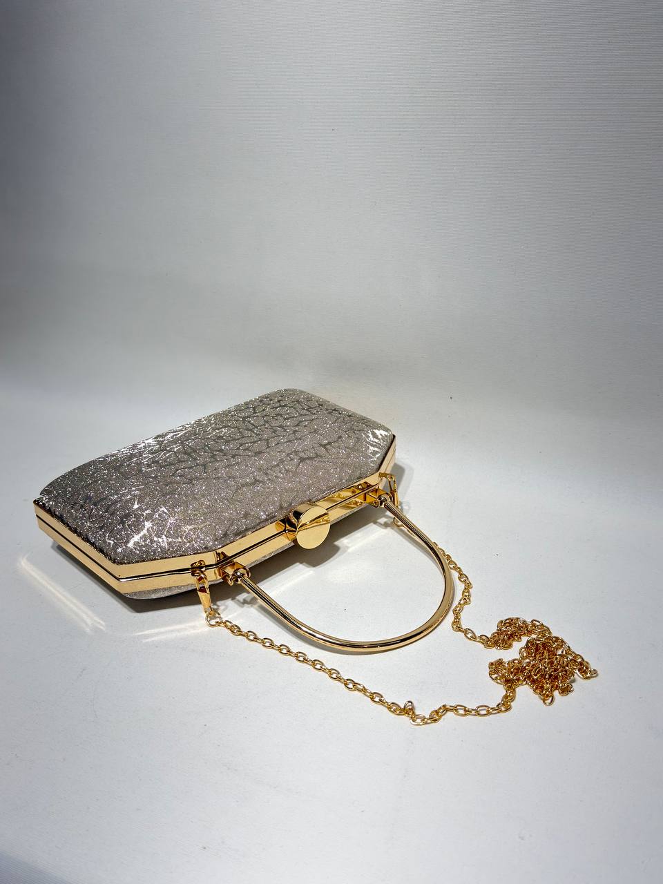 Işıltılı Portföy El Çantası - Abiye Clutch