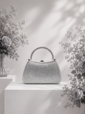 Taşlı Parıltılı Portföy El Çantası - Abiye Clutch