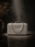 Taşlı Parıltılı Portföy El Çantası - Abiye Clutch