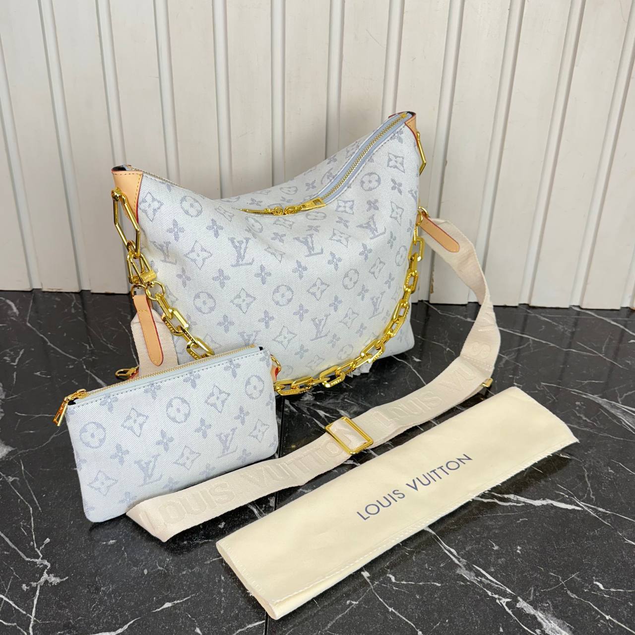 Louis Vuitton Coussin Hobo MM Denim