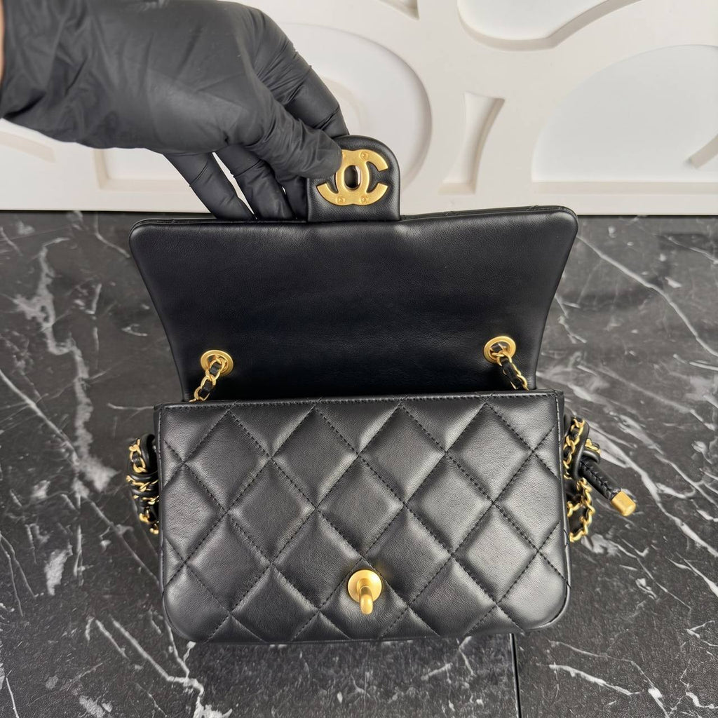 Chanel Medium Top Handle Flap Bag