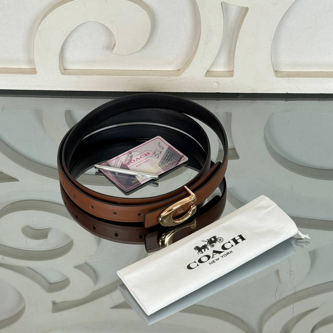 Coach Reversible Belt 2.5 cm