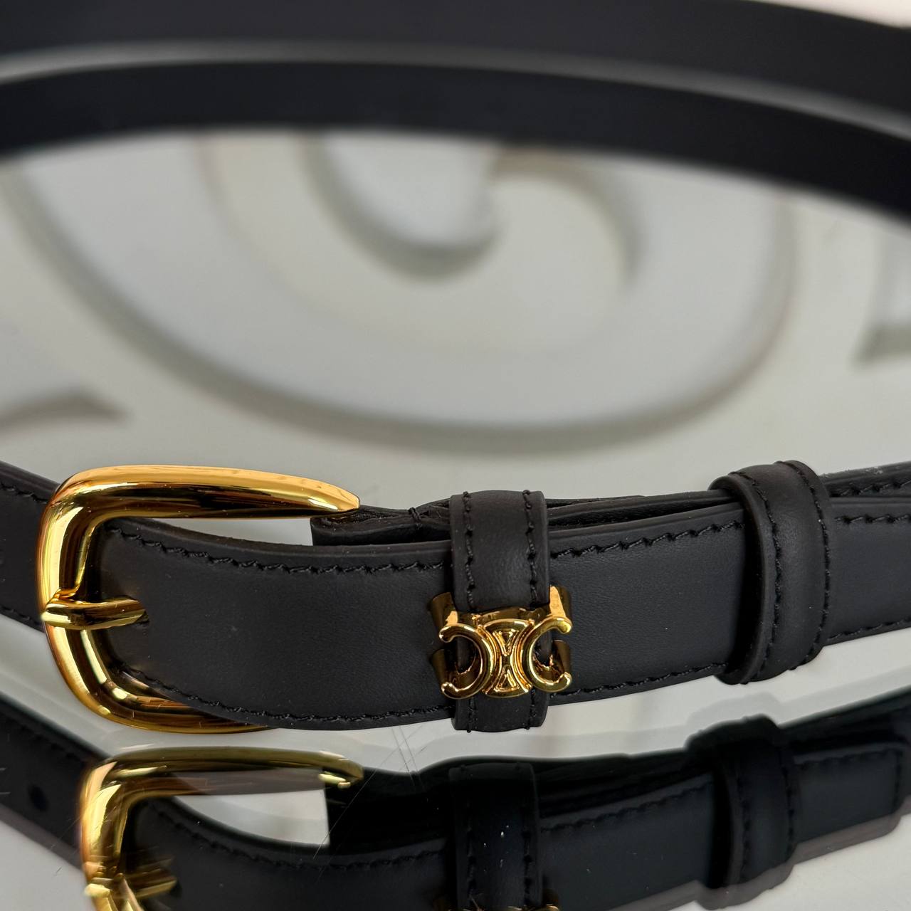 Celine Medium 25 mm Triomphe Belt