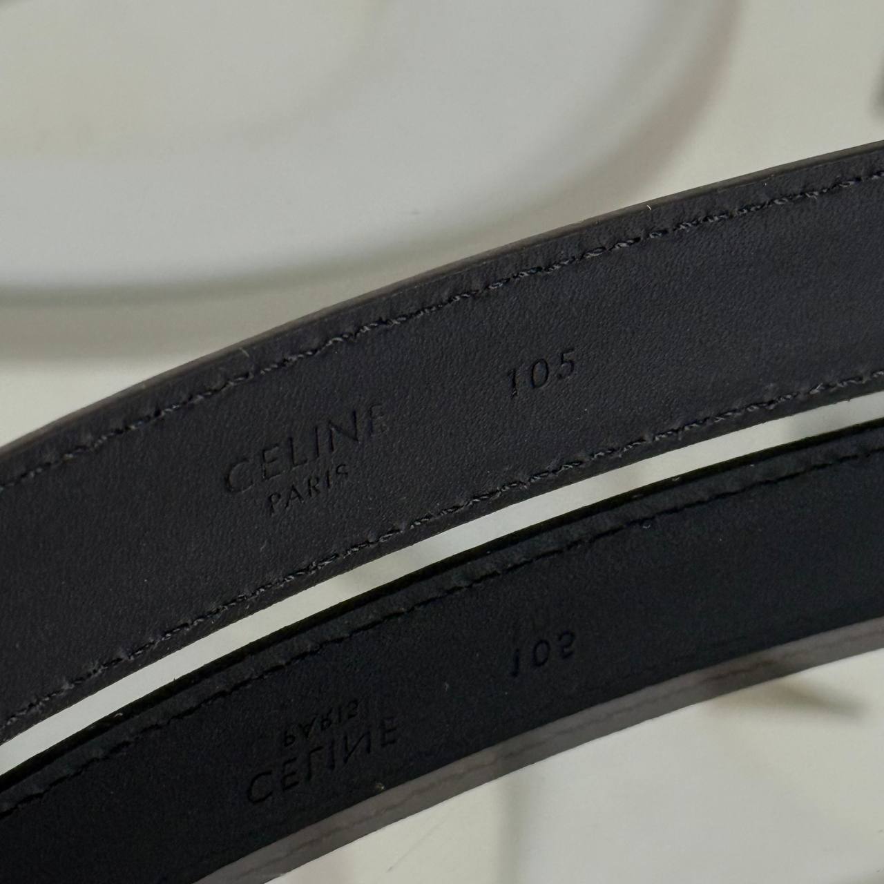 Celine Medium 25 mm Triomphe Belt