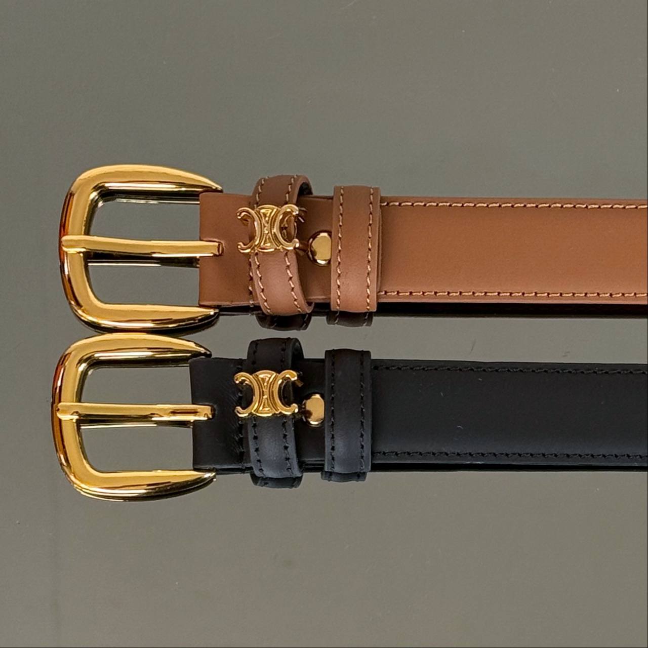 Celine Medium 25 mm Triomphe Belt