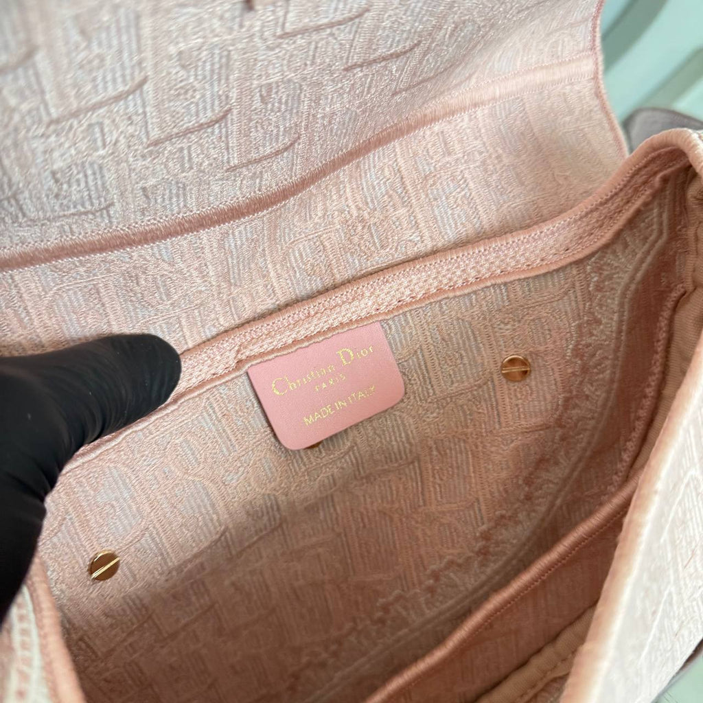 Christian Dior Dioramour Saddle Canvas Crossbody Bag