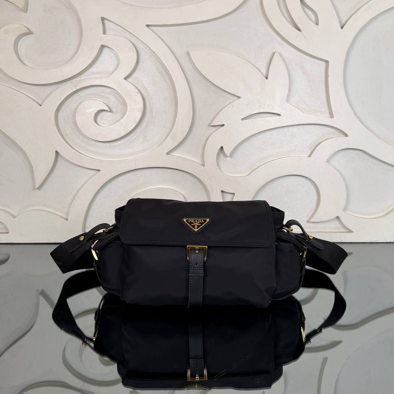 Prada Re-Nylon Messenger Bag Small