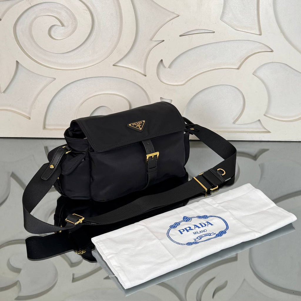 Prada Re-Nylon Messenger Bag Small