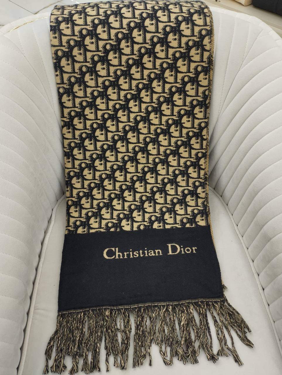 Christian Dior Hakiki Kaşmir İpek Şal