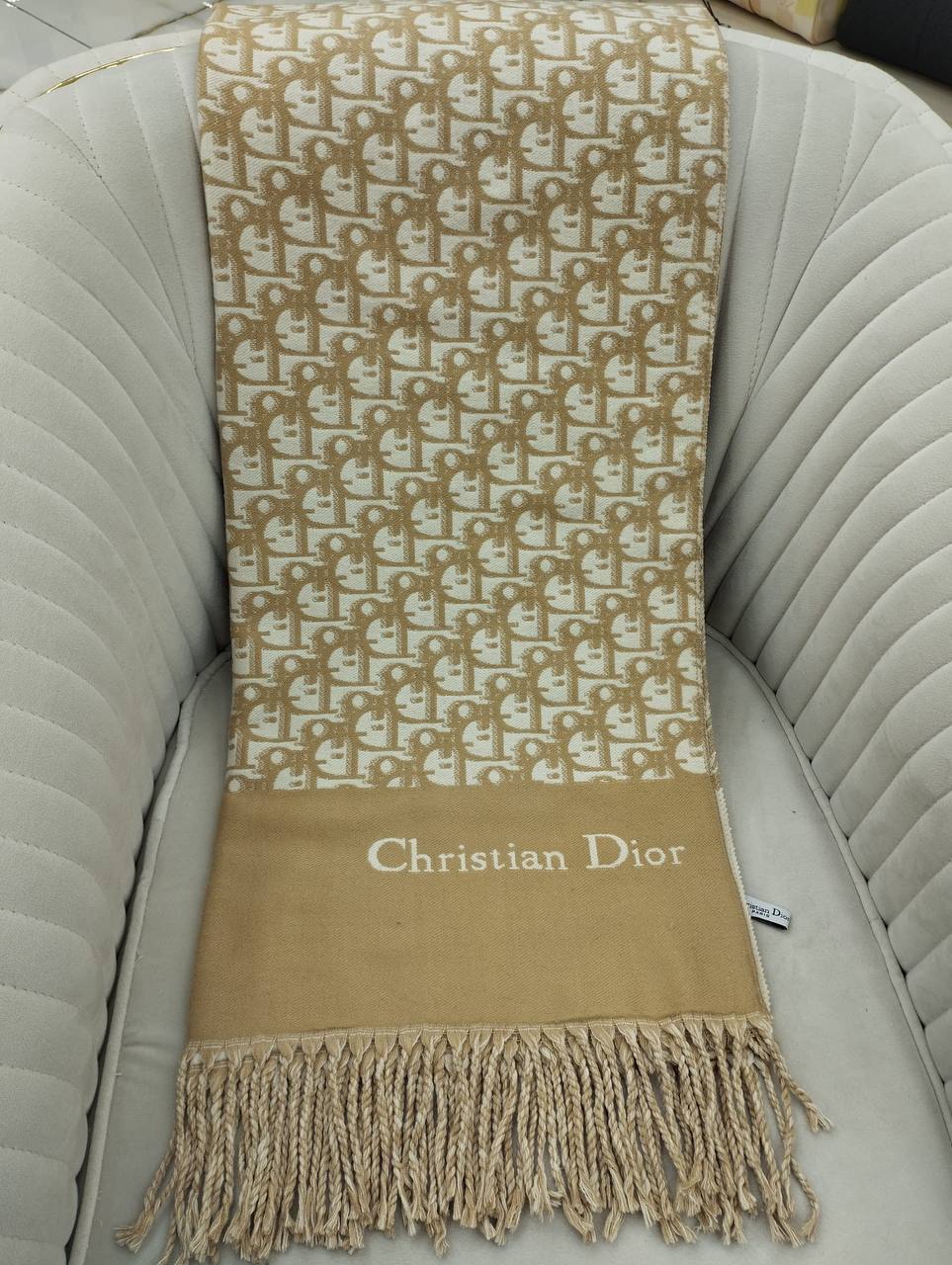 Christian Dior Hakiki Kaşmir İpek Şal