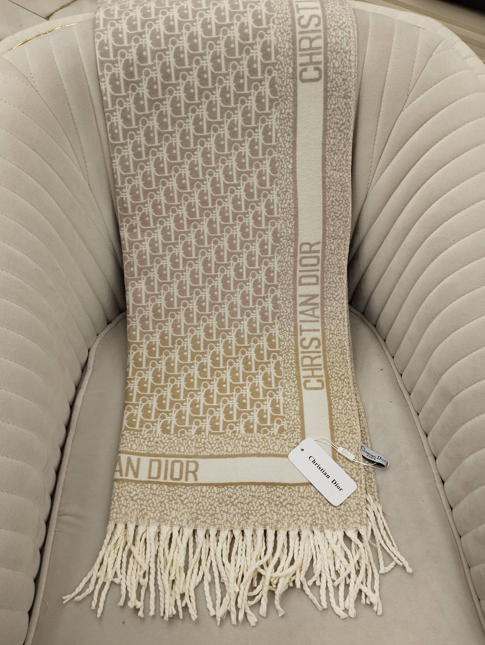 Christian Dior Hakiki Kaşmir İpek Şal