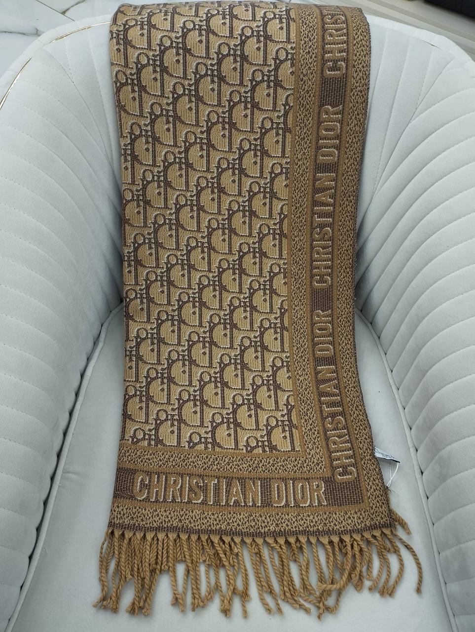 Christian Dior Hakiki Kaşmir İpek Şal
