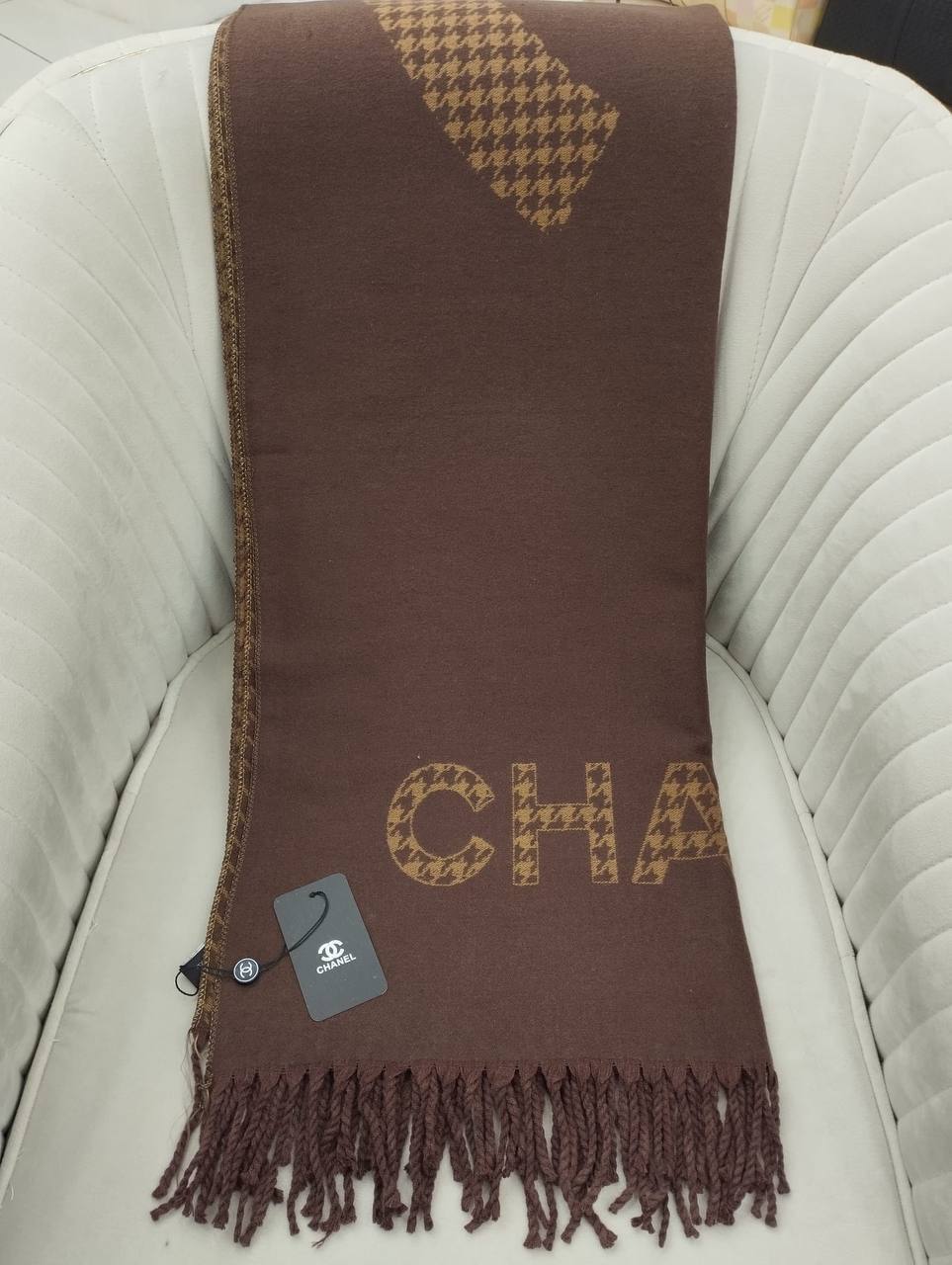 Chanel Hakiki Kaşmir İpek Şal