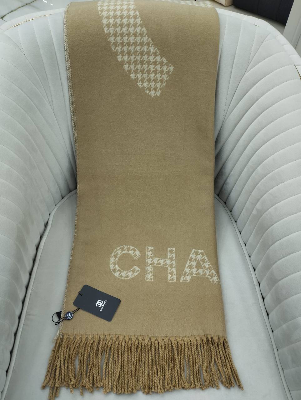 Chanel Hakiki Kaşmir İpek Şal