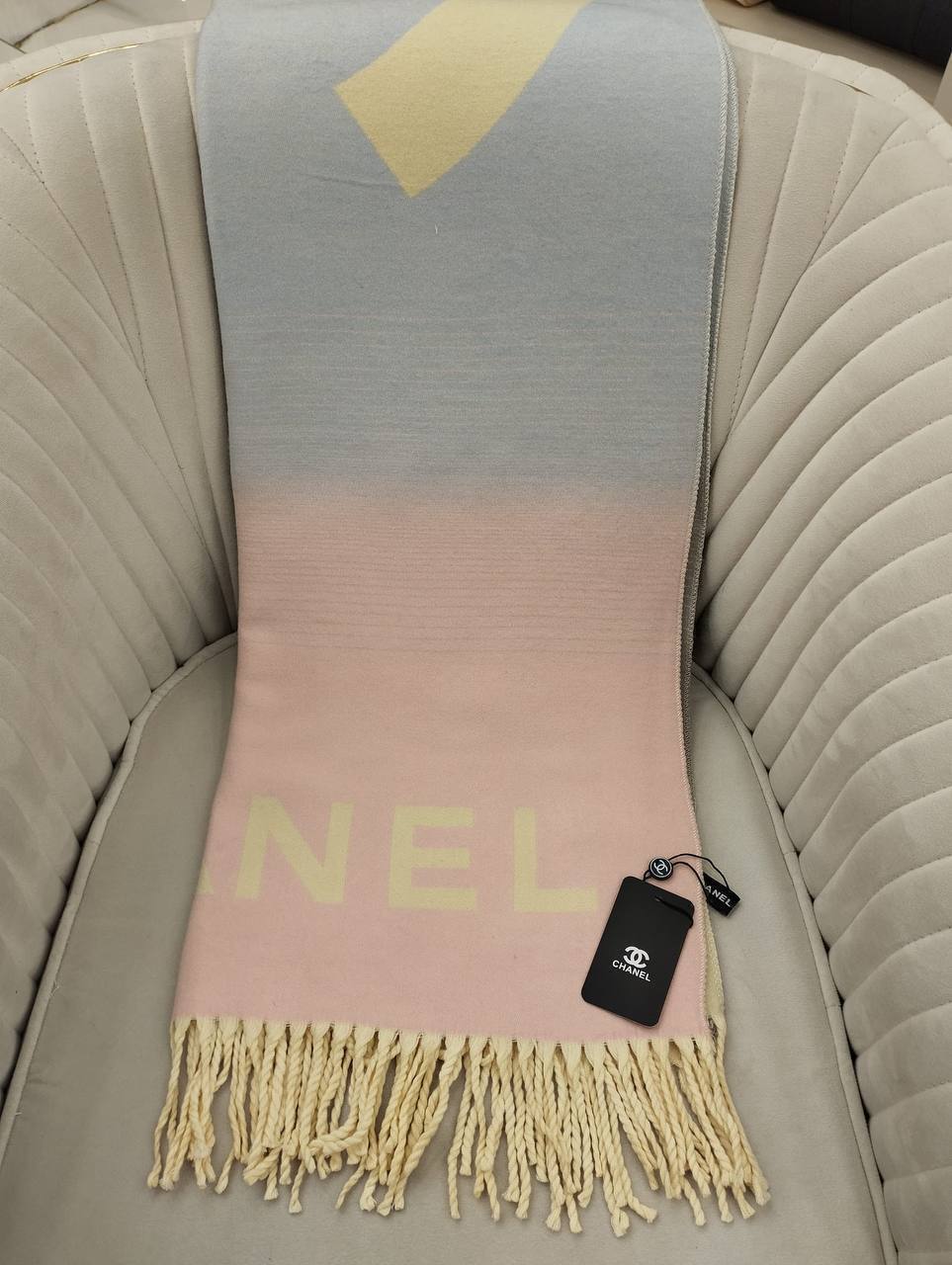 Chanel Hakiki Kaşmir İpek Şal