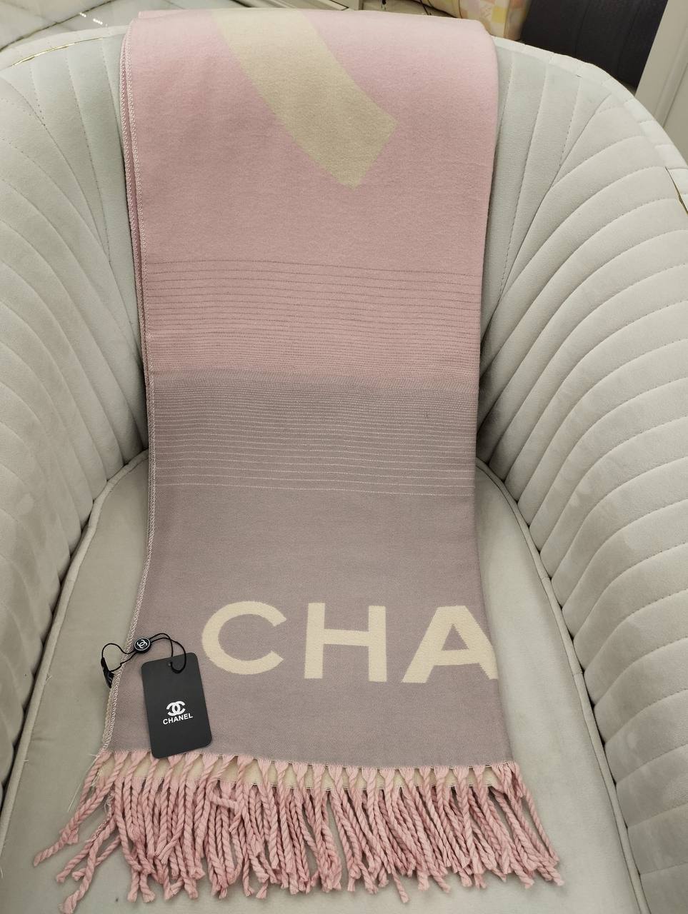 Chanel Hakiki Kaşmir İpek Şal