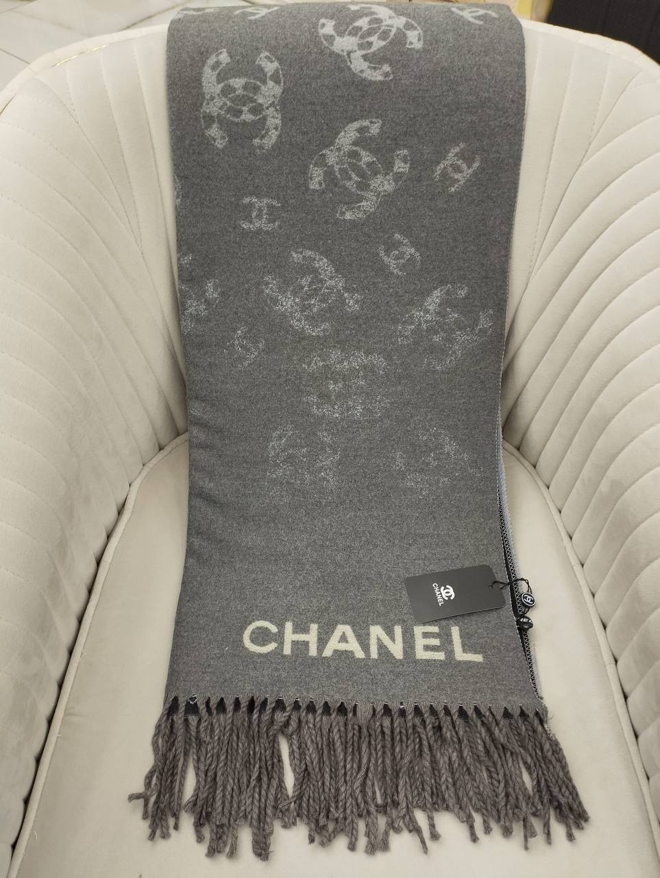 Chanel Hakiki Kaşmir İpek Şal