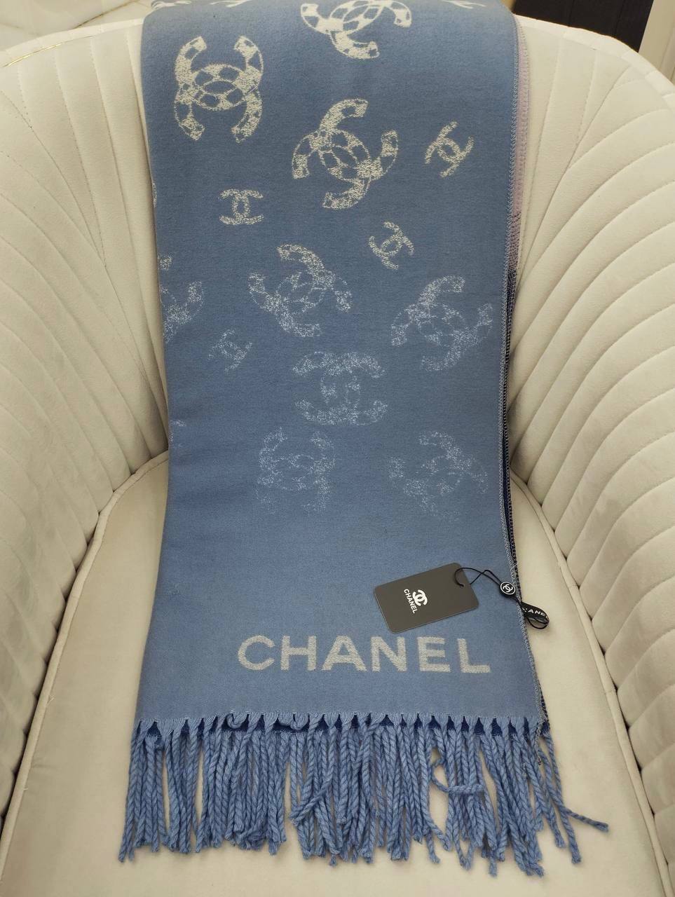Chanel Hakiki Kaşmir İpek Şal