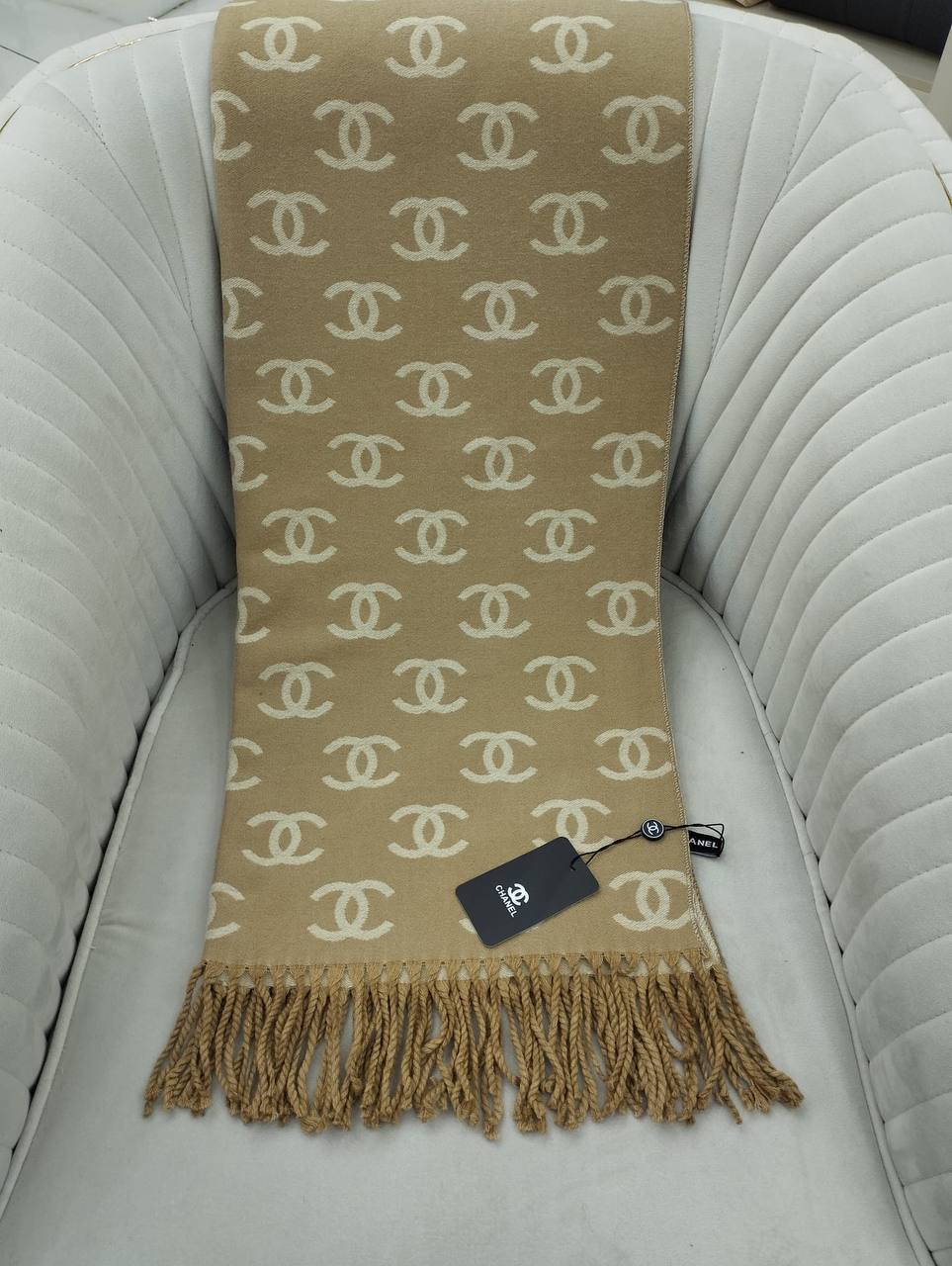 Chanel Hakiki Kaşmir İpek Şal
