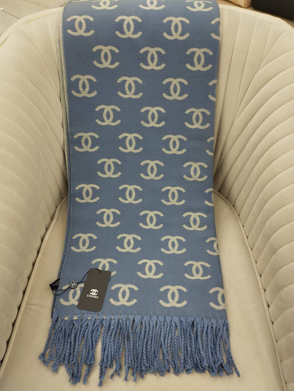 Chanel Hakiki Kaşmir İpek Şal