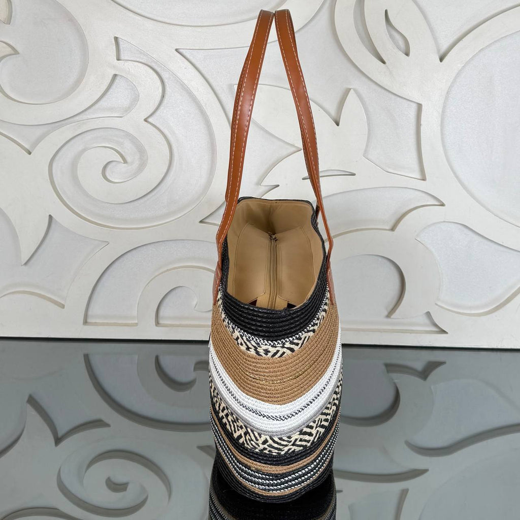 Christian Dior Beach Tote Bag with Hat (Bag/Hat Set)