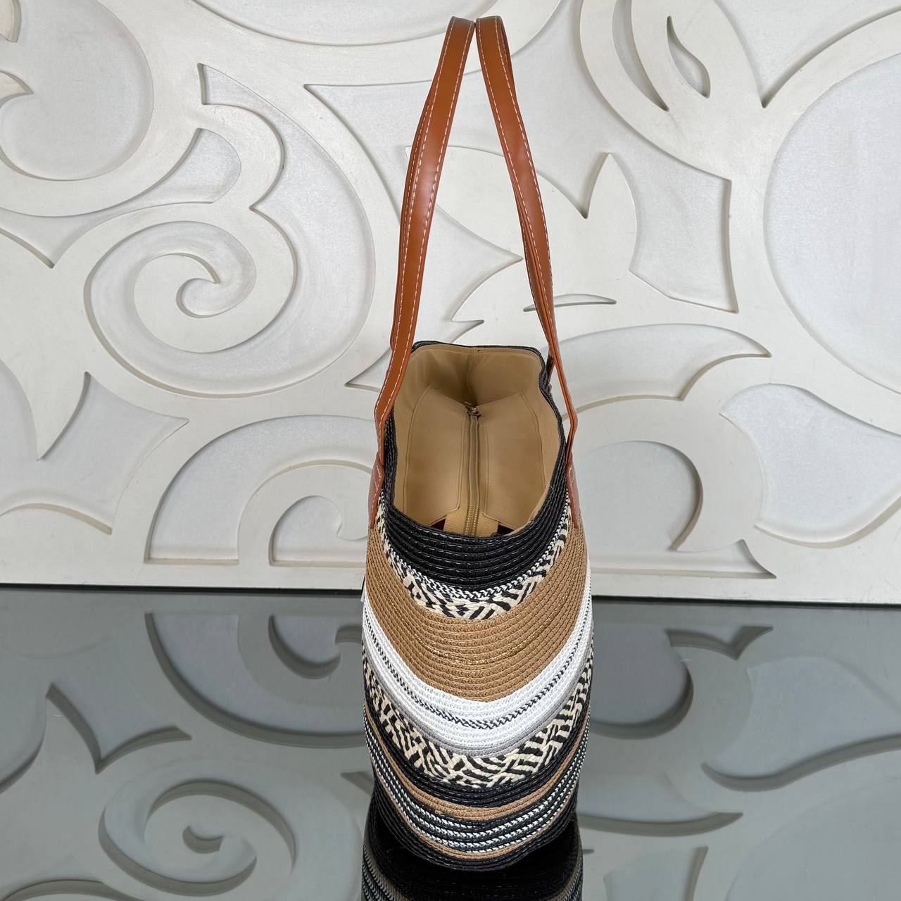 Christian Dior Beach Tote Bag with Hat (Bag/Hat Set)