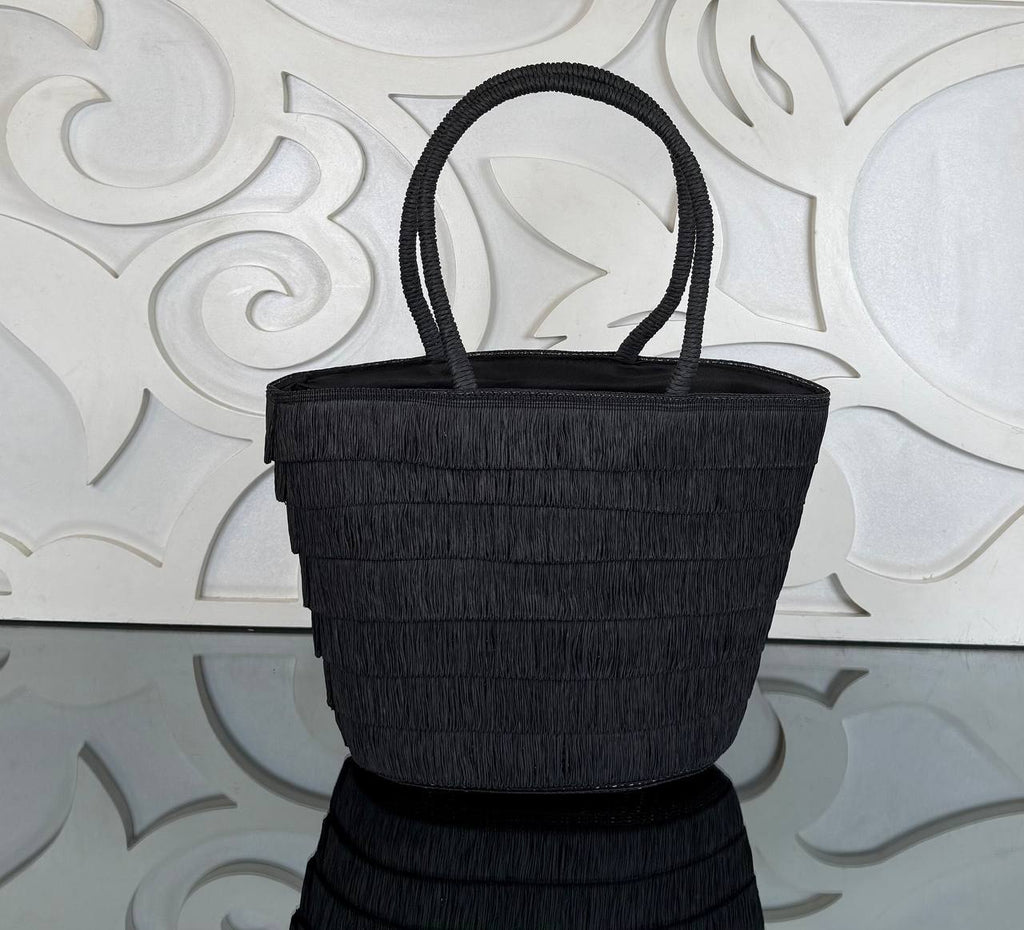 Celine Raffia Tote Bag with Hat (Bag/Hat Set)