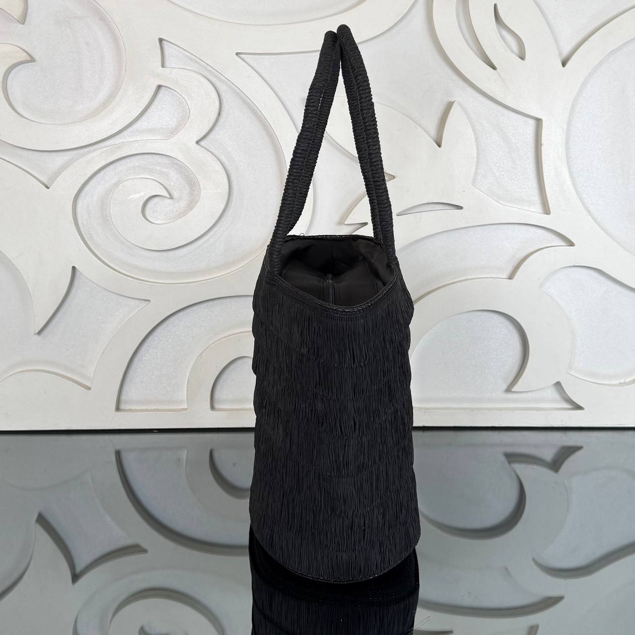 Celine Raffia Tote Bag with Hat (Bag/Hat Set)