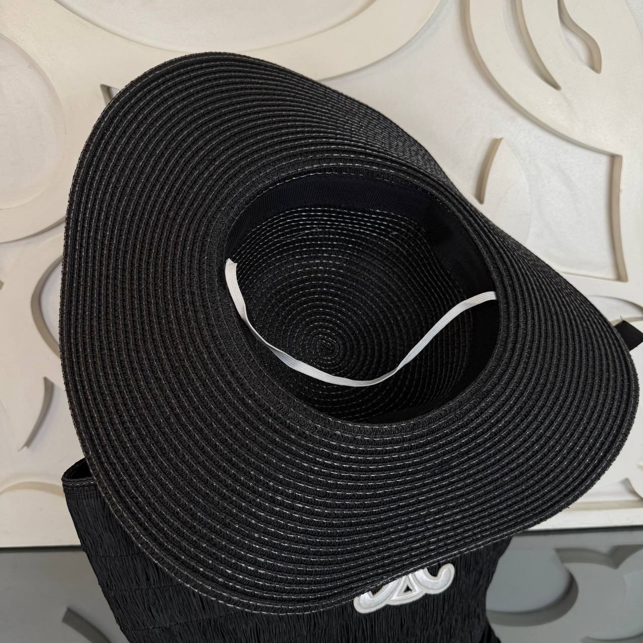 Celine Raffia Tote Bag with Hat (Bag/Hat Set)