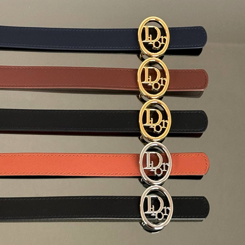 Christian Dior Reversible Oblique Belt 2.5 mm Çift Taraflı Kemer