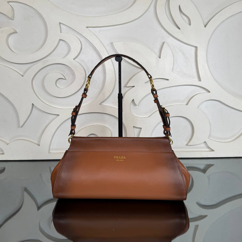 Prada Enchaine Medium Leather Shoulder Bag