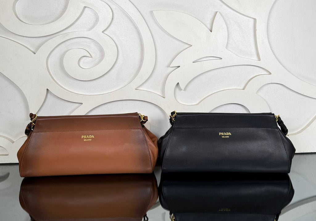 Prada Enchaine Medium Leather Shoulder Bag