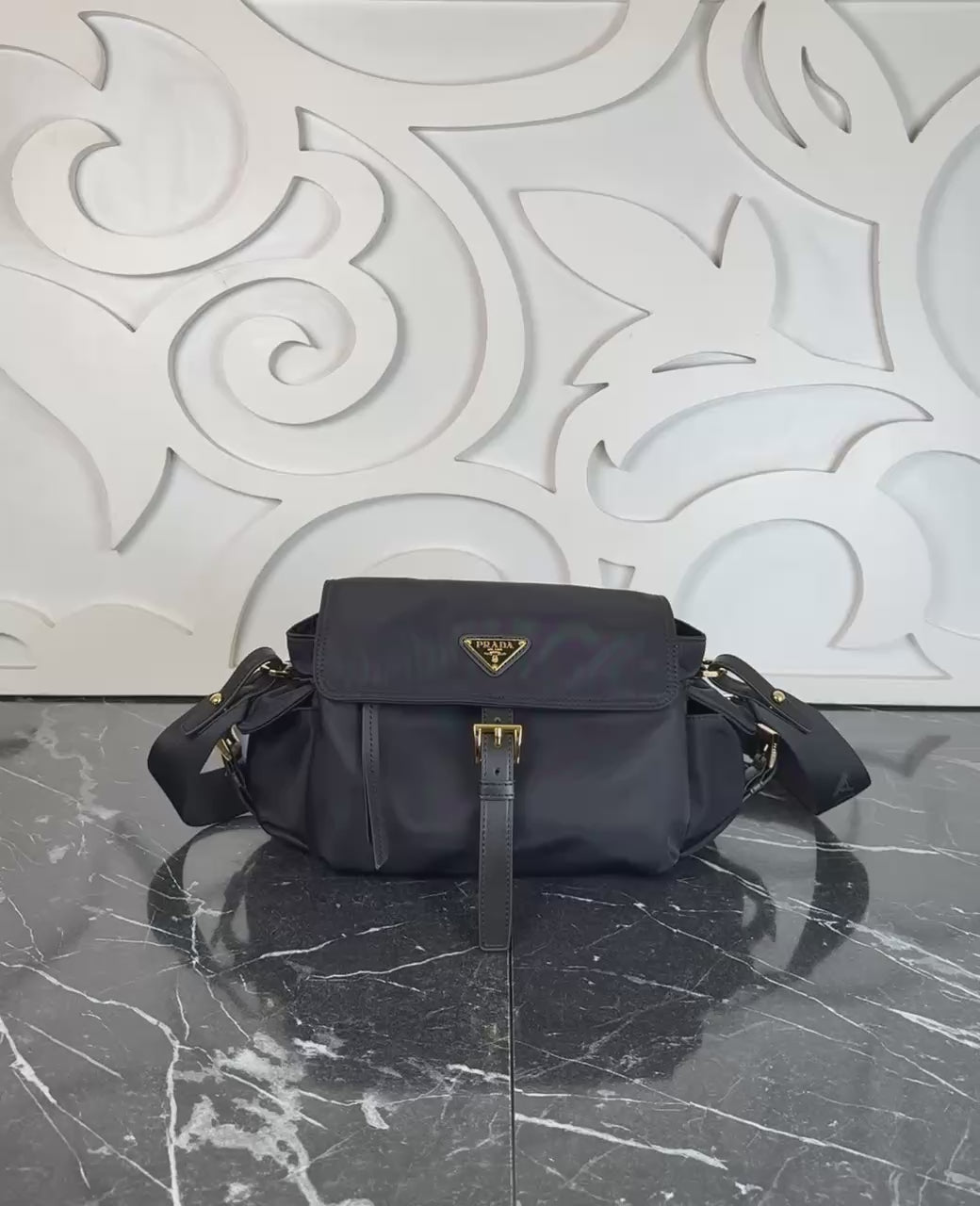 Prada Re-Nylon Messenger Bag Small
